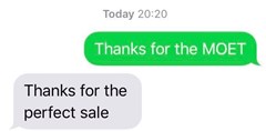 Polite to say THANKS
